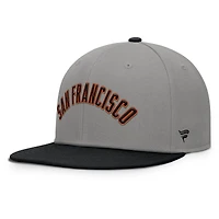 Casquette ajustée Fanatics gris/noir pour homme San Francisco Giants Clubhouse Dugout