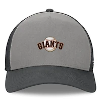 Men's Fanatics Gray/Graphite San Francisco Giants A-Frame Trucker Adjustable Hat