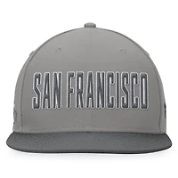 Casquette ajustée Fanatics gris San Francisco Giants Dugout pour hommes
