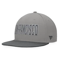 Casquette ajustée Fanatics gris San Francisco Giants Dugout pour hommes