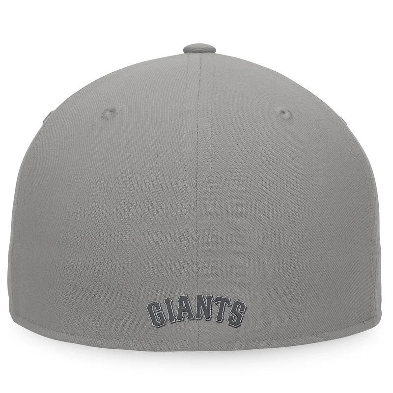 Casquette ajustée Fanatics gris San Francisco Giants Dugout pour hommes