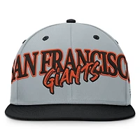 Men's Fanatics Gray San Francisco Giants Jersey Twill Fitted Hat