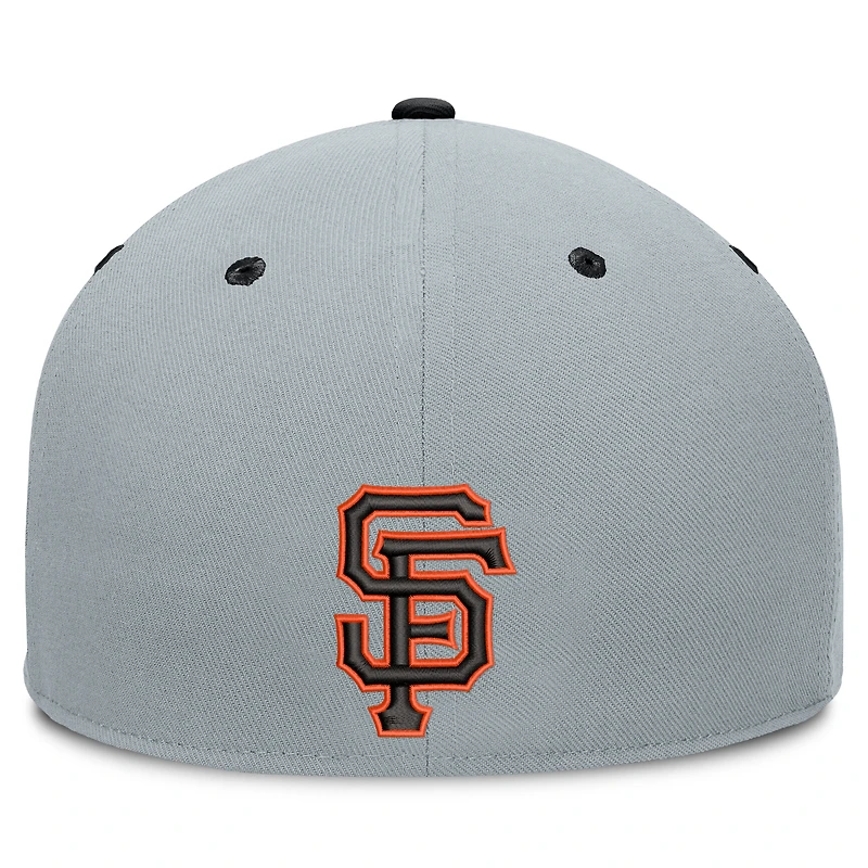 Men's Fanatics Gray San Francisco Giants Jersey Twill Fitted Hat
