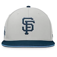 Men's Fanatics Gray San Francisco Giants Knuckleball Snapback Hat