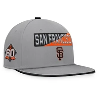 Casquette Snapback Punchout grise Fanatics pour homme des Giants de San Francisco