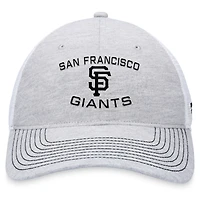 Casquette réglable gris San Francisco Giants Trucker Fanatics pour hommes