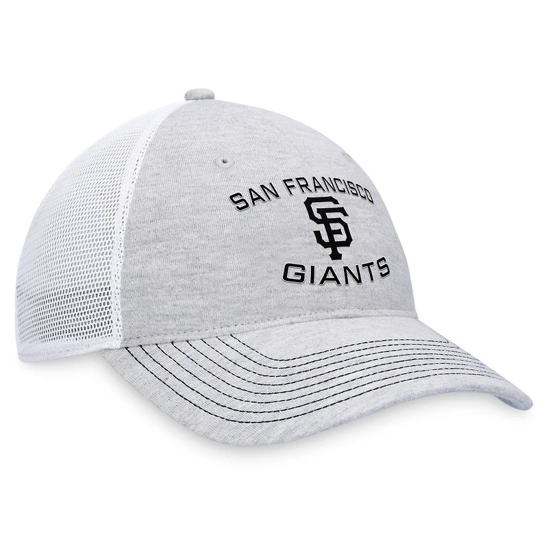 Men's Fanatics Gray San Francisco Giants Trucker Adjustable Hat