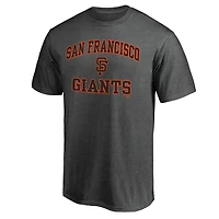 Men's Fanatics Heather Charcoal San Francisco Giants Heart & Soul T-Shirt