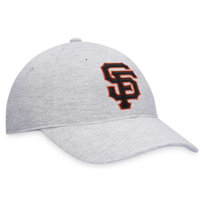 Men's Fanatics Heather Gray San Francisco Giants Logo Adjustable Hat