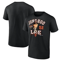 Men's Fanatics Jung Hoo Lee Black San Francisco Giants Hometown Caricature T-Shirt