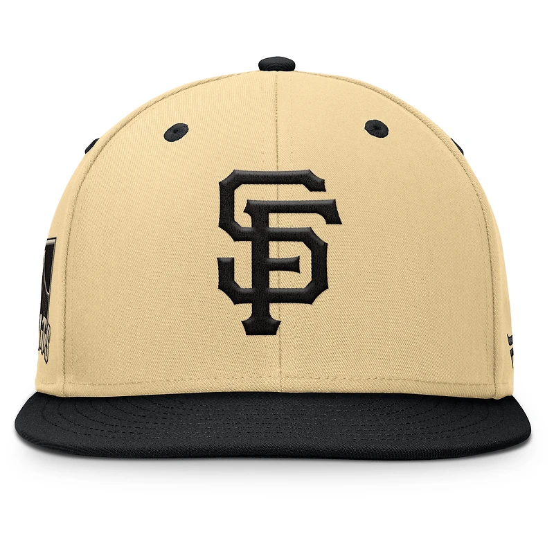 Men's Fanatics Khaki San Francisco Giants Duel Adjustable Hat