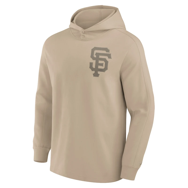 Sweat à capuche en polaire léger Fanatics kaki pour hommes, San Francisco Giants Elements