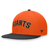 Men's Fanatics Orange/Black San Francisco Giants Fundamental Two-Tone Fitted Hat