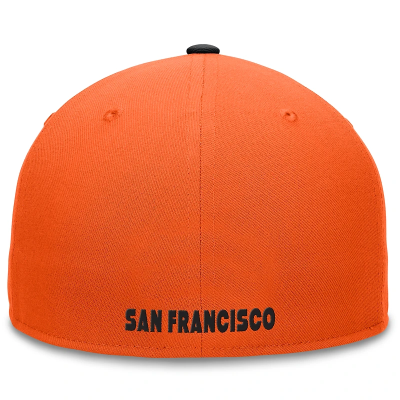 Men's Fanatics Orange/Black San Francisco Giants Fundamental Two-Tone Fitted Hat