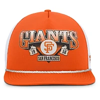 Men's Fanatics Orange/White San Francisco Giants Recall Snapback Hat