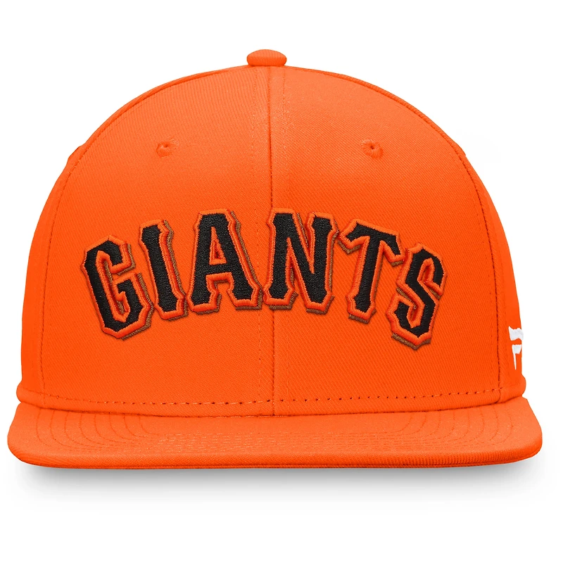 Men's Fanatics Orange San Francisco Giants Team Core Fitted Hat
