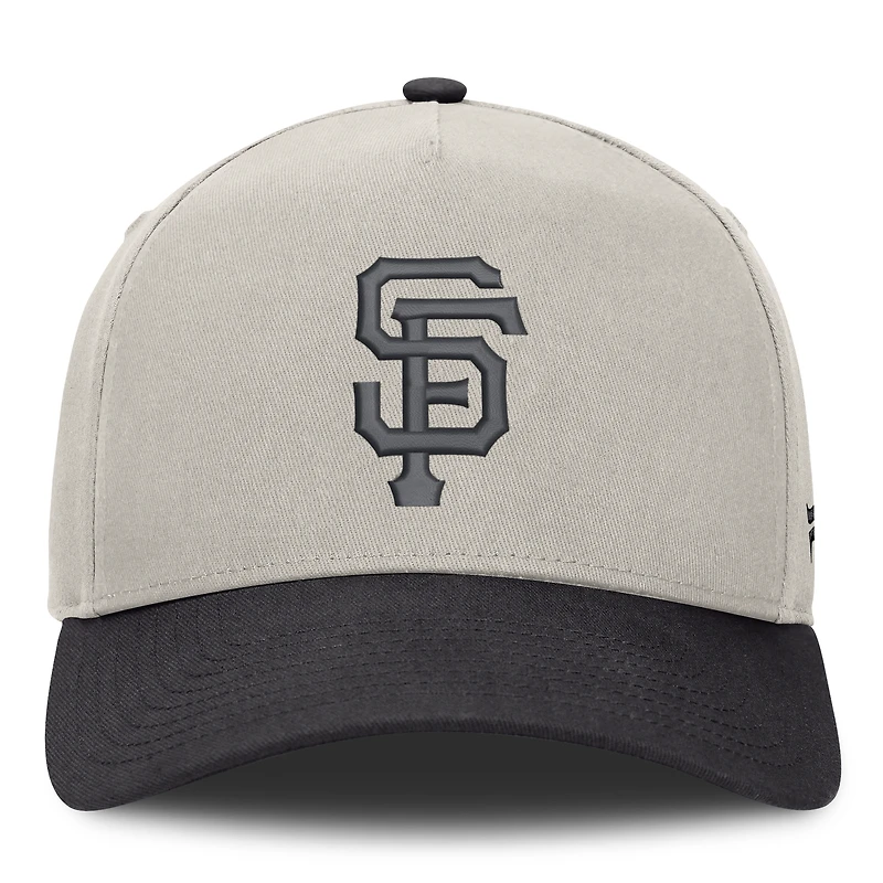 Men's Fanatics Stone/Graphite San Francisco Giants Wonder A-Frame Adjustable Hat