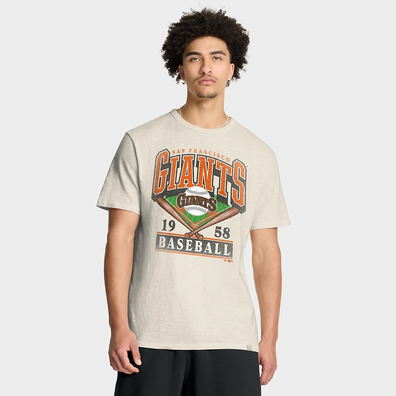 T-shirt Fanatics Tan San Francisco Giants Stadium Slub pour homme