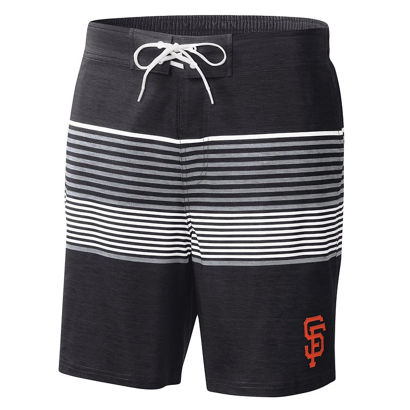 Men's G-III Sports by Carl Banks  Black San Francisco Giants Coastline Volley Swim Shorts