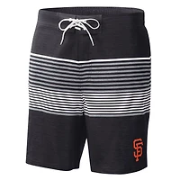 Men's G-III Sports by Carl Banks  Black San Francisco Giants Coastline Volley Swim Shorts