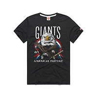 T-shirt homme Homage Charcoal San Francisco Giants America's Pastime Tri-Blend