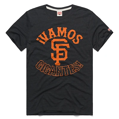 T-shirt homme Hommage Charcoal San Francisco Giants Vamos Tri-Blend
