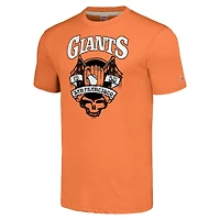 T-shirt Tri-Blend Hommage Orange San Francisco Giants Grateful Dead pour hommes