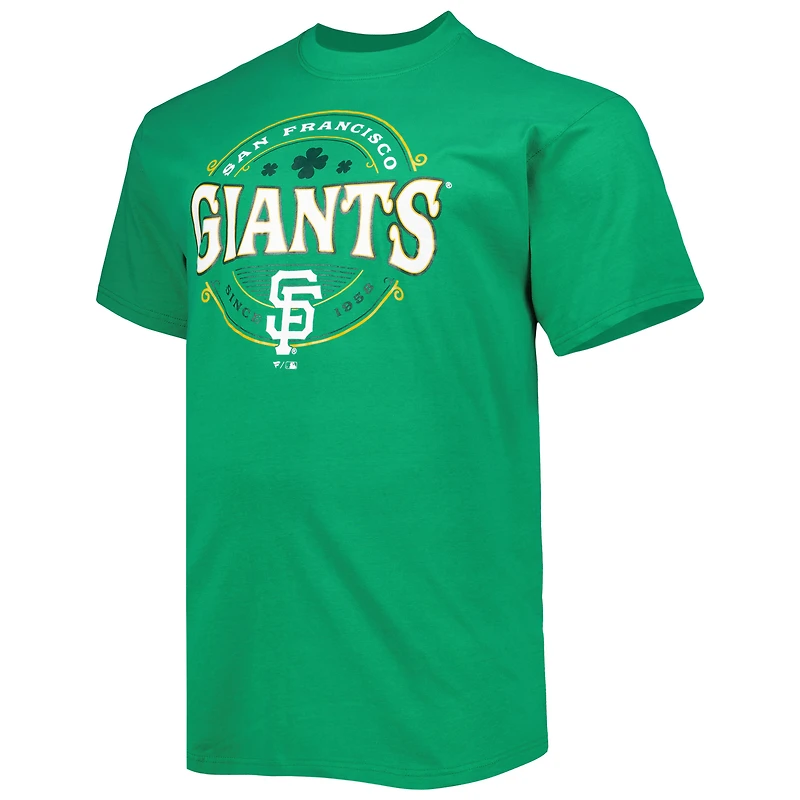 T-shirt celtique Big & Tall des Giants de San Francisco Kelly Green pour homme