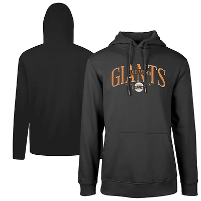 Sweat à capuche rétro Podium pour homme de la collection Cooperstown des Giants San Francisco, noir