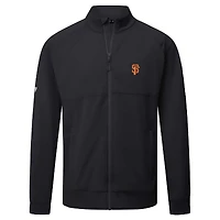 Men's Levelwear  Black San Francisco Giants Form Insignia 2.0 Full-Zip Jacket