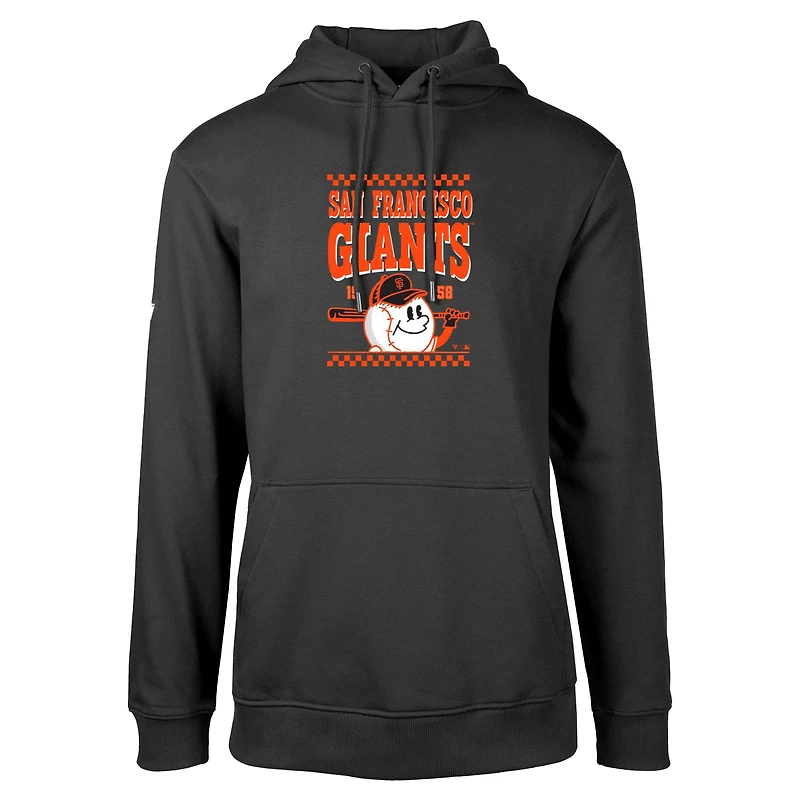 Sweat à capuche noir pour homme Levelwear San Francisco Giants Podium Inaugural