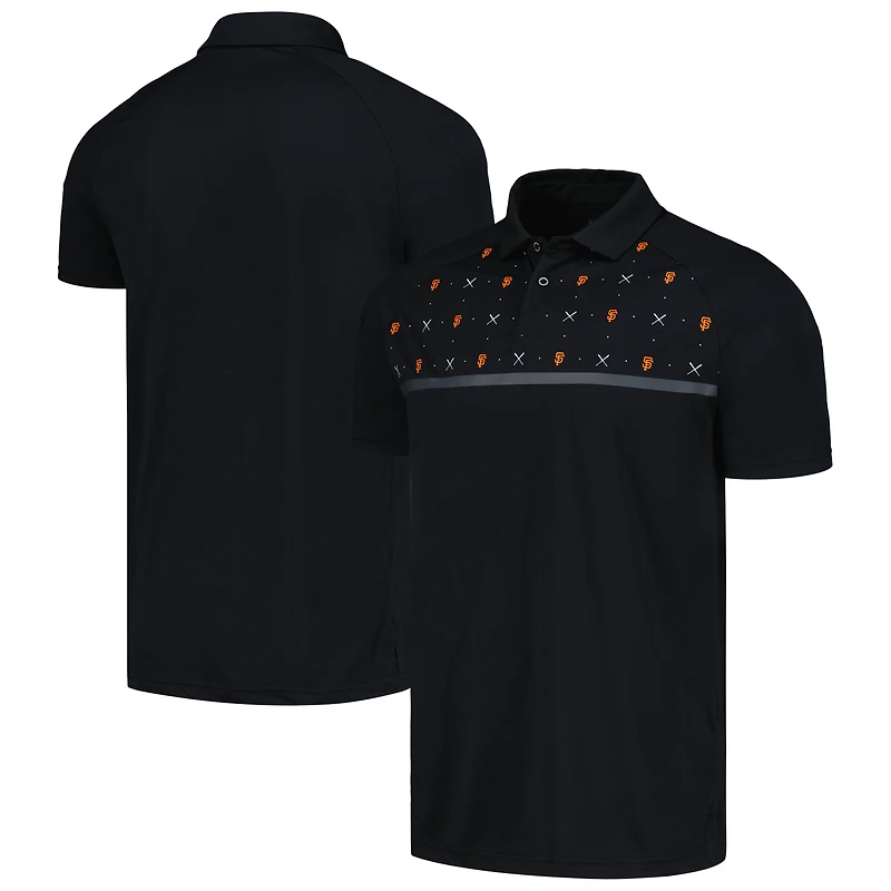 Polo à manches raglan Levelwear Giants de San Francisco Sector Batter Up pour homme