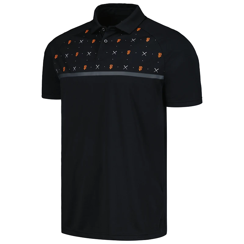 Polo à manches raglan Levelwear Giants de San Francisco Sector Batter Up pour homme
