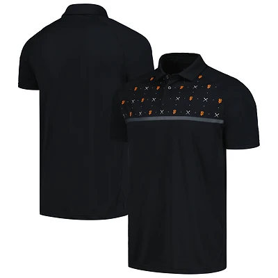 Polo à manches raglan Levelwear Giants de San Francisco Sector Batter Up pour homme