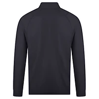 Men's Levelwear Black San Francisco Giants Theory Insignia 2.0 Quarter-Zip Pullover Top