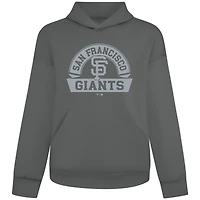 Sweat à capuche gris Levelwear pour homme avec logo Bannière Arche Luxe Signature des Giants de San Francisco