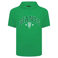 Men's Levelwear Green San Francisco Giants St. Patrick's Day Phase Plaid Short Sleeve T-Shirt Hoodie
