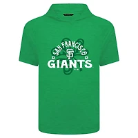 Men's Levelwear Green San Francisco Giants St. Patrick's Day Phase Shamrock Short Sleeve T-Shirt Hoodie