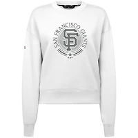Sweat-shirt blanc à manches longues pour homme Levelwear des Giants de San Francisco