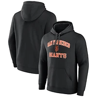 Sweat à capuche noir pour homme avec logo San Francisco Giants Heart & Soul
