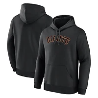 Men's Logo Athletic Black San Francisco Giants Wordmark Hoodie