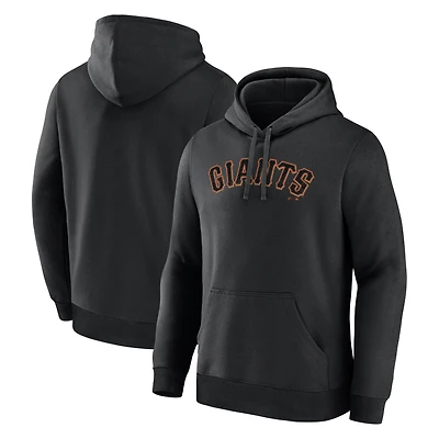 Sweat à capuche noir pour homme avec logo San Francisco Giants