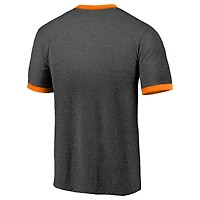 Men's Majestic Threads Black San Francisco Giants Ringer Tri-Blend T-Shirt