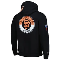 Men's Mitchell & Ness Black San Francisco Giants City Collection Pullover Hoodie