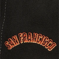Casquette snapback intégrale noire pour hommes des Giants de San Francisco Mitchell & Ness