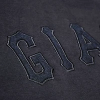 Sweat-shirt ras du cou en polaire noir Mitchell & Ness pour homme, Giants de San Francisco Phantom