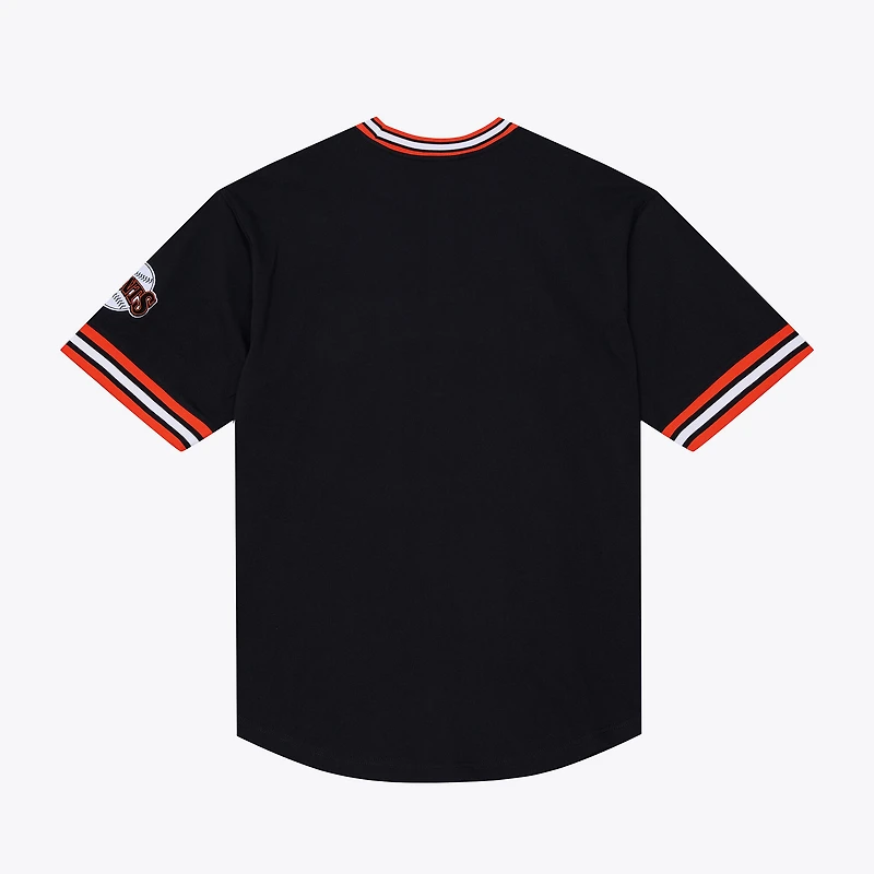 Men's Mitchell & Ness  Black San Francisco Giants Wild Pitch Ringer T-Shirt