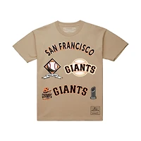 Men's Mitchell & Ness  Cream San Francisco Giants Legacy Defined T-Shirt