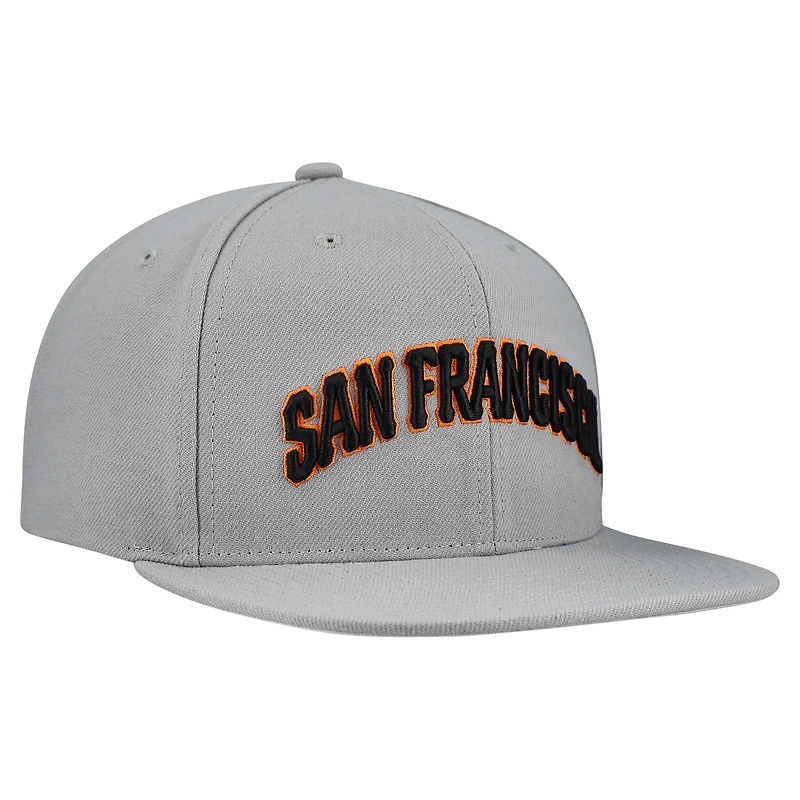 Men's Mitchell & Ness San Francisco Giants Cooperstown Collection Basic Flip Snapback Hat