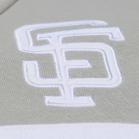 Sweat à capuche Mitchell & Ness gris pour homme, collection Cooperstown des Giants de San Francisco, modèle Thunderstorm Head Coach.
